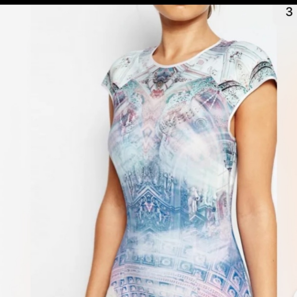 Ted Baker Multicolor Patterned Dress - Picture 3 of 10